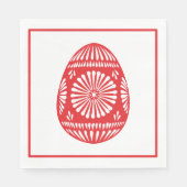 Ostereier, rot-orthodox serviette (Vorderseite)