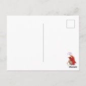 Ostereier Roter Drache Postkarte (Rückseite)