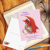 Ostereier Roter Drache Postkarte