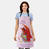 Ostereier Roter Drache Schürze (Getragen)