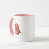 Ostereier Roter Drache Tasse (Vorderseite Links)