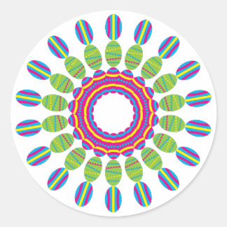 Ostereier Runder Aufkleber