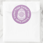 Ostereier Runder Aufkleber (Tasche)