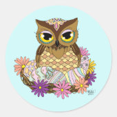 Ostereier Runder Aufkleber (Vorderseite)