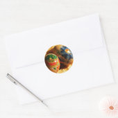 Ostereier Runder Aufkleber (Umschlag)