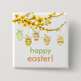 Ostereier, Schaltfläche "Forsythia Branch" Button