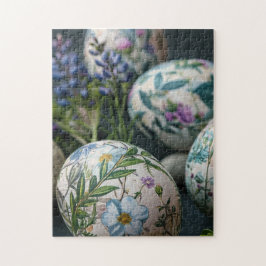 Ostereier schließen puzzle