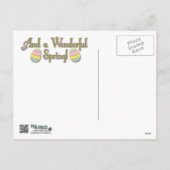 Ostereier - Schnauzer Feiertagspostkarte (Rückseite)