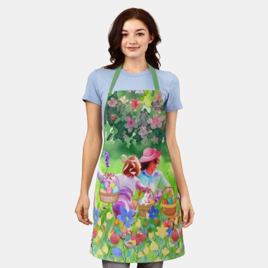 Ostereier Schürze (Getragen)