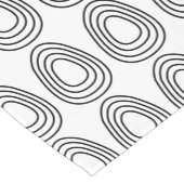 Ostereier Schwarz-Weiß glückliche Ostern Kurzer Tischläufer (Ecke)