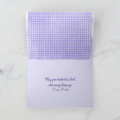 Ostereier - Segen im Korb Feiertagskarte (Innenseite)