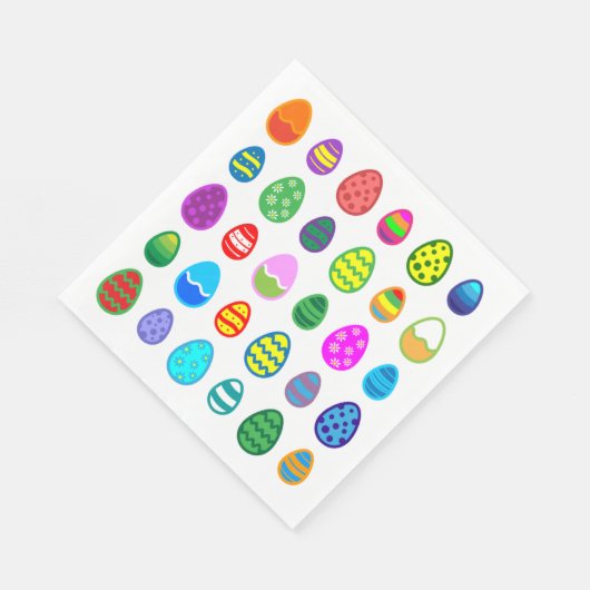 Ostereier Serviette (Ecke)