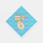 Ostereier Serviette (Ecke)