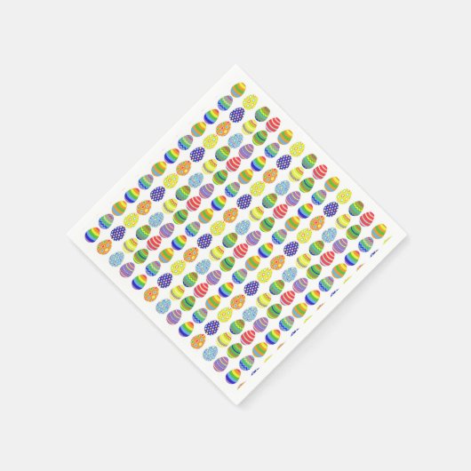 Ostereier Serviette (Ecke)