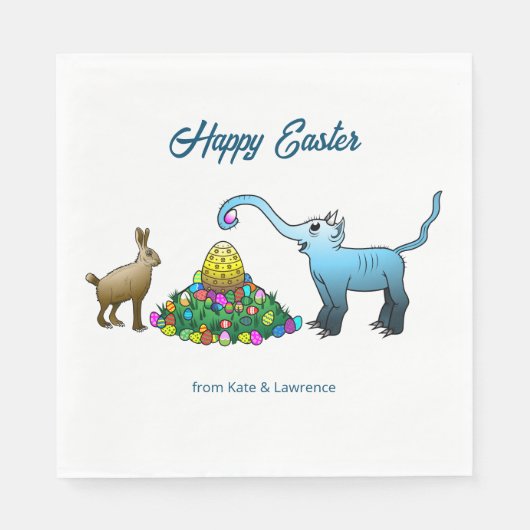 Ostereier Serviette (Vorderseite)