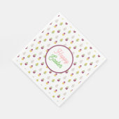 Ostereier. Serviette (Ecke)