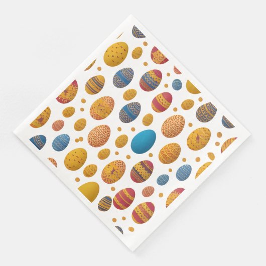 Ostereier Serviette (Ecke)