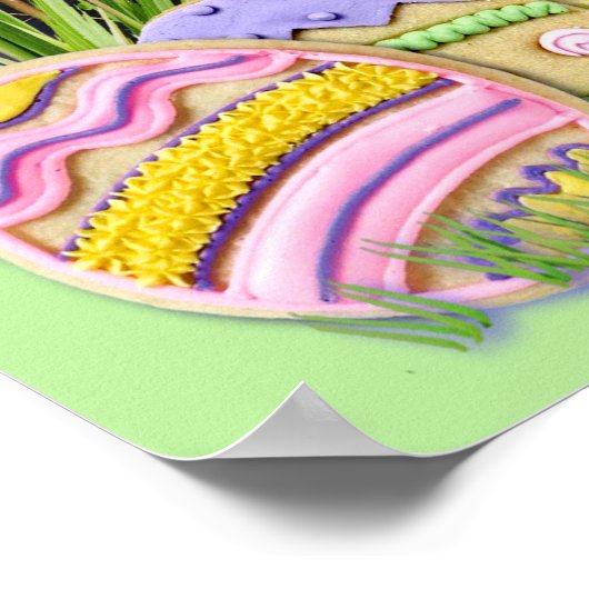 Ostereier - Sibirischer Husky Poster (Ecke)