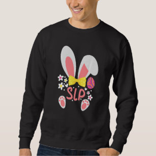 Ostereier Slp Bunny Oaster Matching Speech Thera Sweatshirt