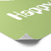 Ostereier-Sondertexposter Poster (Ecke)