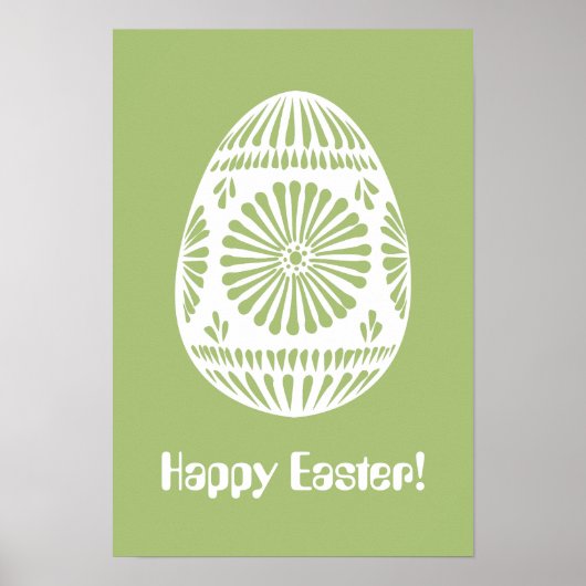 Ostereier-Sondertexposter Poster (Vorne)