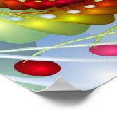 Ostereier Spirale Poster (Ecke)