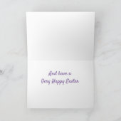 ***OSTEREIER SPRECHEN*** FEIERTAGSKARTE (Innenseite)