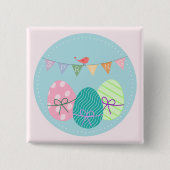 Ostereier Springtime Lavendel Blush Button (Vorderseite)