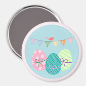 Ostereier Springtime Lavendel Blush Magnet (Vorderseite/Rückseite)