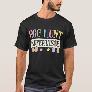Ostereier-Such-Aufseher Lustiges Familienosterfest T-Shirt