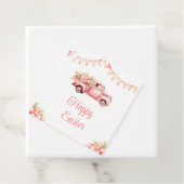 Ostereier-Suche mit rosa Lastwagen Geschenkanhänger (Beispiel)