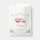 Ostereier-Suche mit rosa Lastwagen Geschenktütchen (Vorderseite)