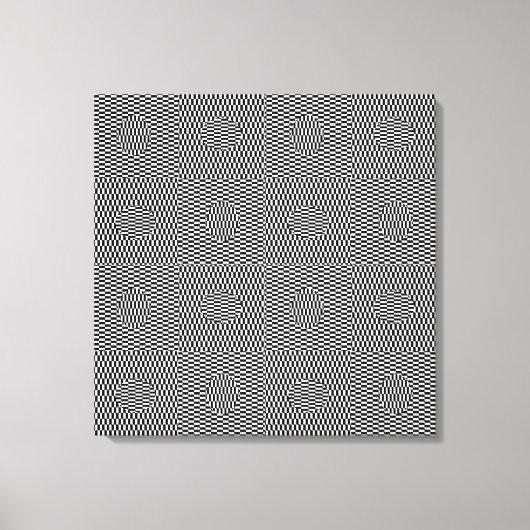 Ostereier-Suche OpArt Leinwanddruck (Vorderseite)