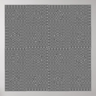 Ostereier-Suche OpArt Poster