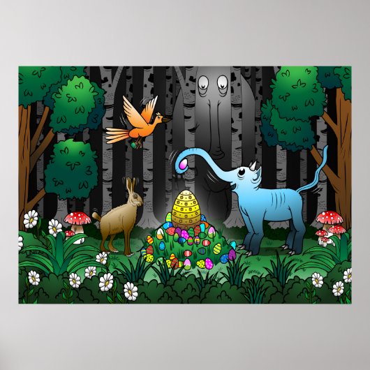 Ostereier-Suche Poster (Vorne)