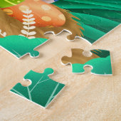 Ostereier-Suche Süßes Mädchen Puzzle (Seite)