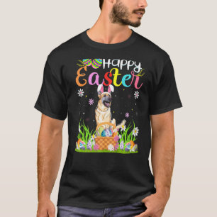 Ostereier suchender Hase Deutscher Schäferhund Fro T-Shirt