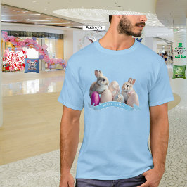 Ostereier T - Shirt Zwei Kaninchen & Ostereier