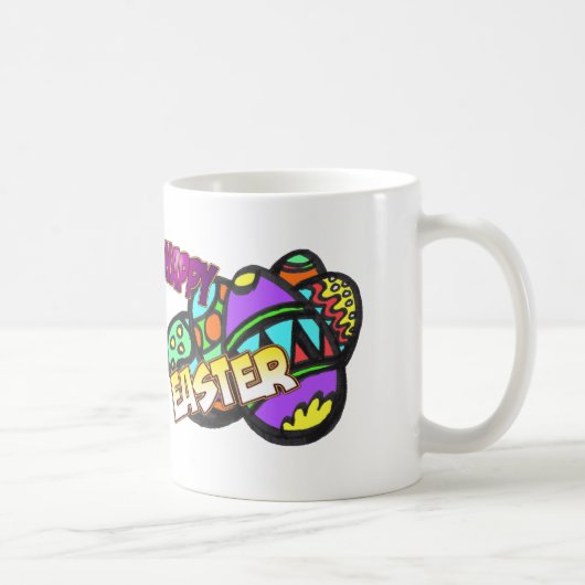 Ostereier-Tasse anpassbar Kaffeetasse (Rechts)