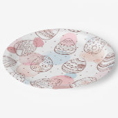 Ostereier Teller (Schrägansicht)