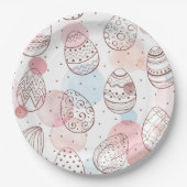 Ostereier Teller (Vorderseite)