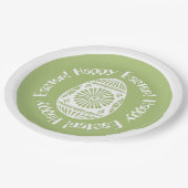 Ostereier-Teller 1 Pappteller (Schrägansicht)