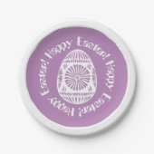 Ostereier-Teller 2 Pappteller (Vorderseite)