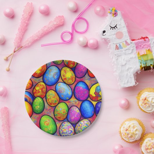 Ostereier-Teller Pappteller (Party)