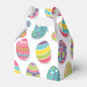 Ostereier Themed Gefälligkeitsboxen | Gable Style Geschenkschachtel (Vorderseite)