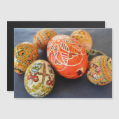 Ostereier Ukraine Magnetkarte (Vorne/Hinten)