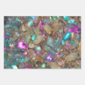 Ostereier und Blume. 007 Wrapping Paper Sheet Geschenkpapier Set (Vorderseite 3)