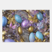 Ostereier und Blume. 007 Wrapping Paper Sheet Geschenkpapier Set (Vorderseite 2)