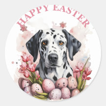 Ostereier und -Blume - Dalmatiner Schokolade