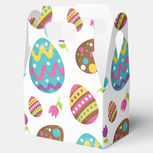 Ostereier und -Blume Gastgeschenk Geschenkschachtel (Geöffnet)